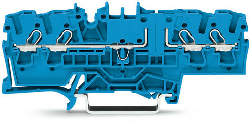 WAGO GmbH & Co. KG 4-Leiter-Durchgangsklemme Prüfmöglichkeit,blau 2002-1804 WAGO GmbH & Co. KG 4-Leiter-Durchgangsklemme Prüfmöglichkeit,blau 2002-1804