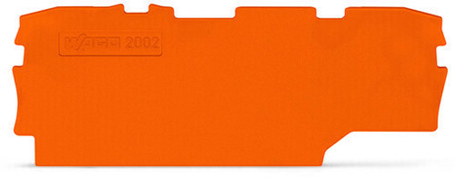 WAGO GmbH & Co. KG Abschluss-u.Zwischenplatte 1mm dick,orange 2002-1992 WAGO GmbH & Co. KG Abschluss-u.Zwischenplatte 1mm dick,orange 2002-1992