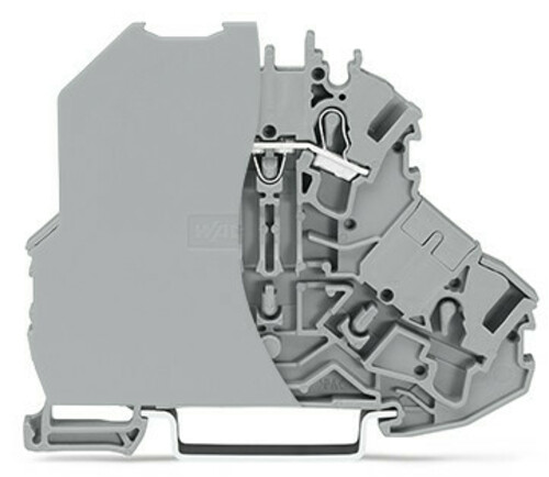 WAGO GmbH & Co. KG Doppelstockklemme gr Trennwand,L,grau 2002-2201/097-000