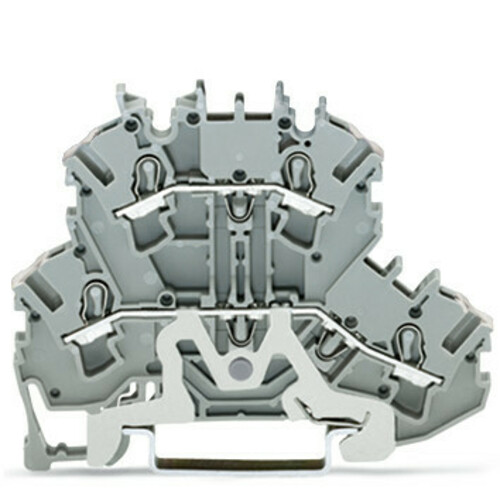 WAGO GmbH & Co. KG Doppelstockklemme 2,5 mm²,grau 2002-2228