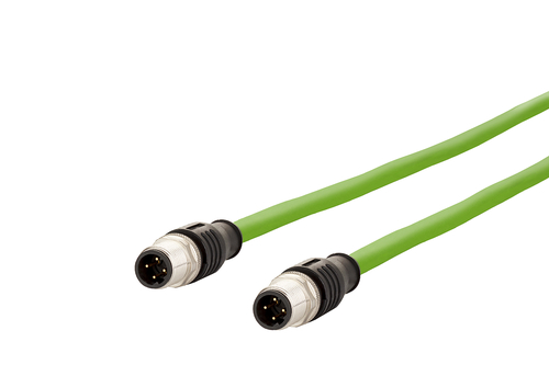 Metz Connect IndustrialEthernet Leitung D-kodiert, 5m, M12 142M4D11050