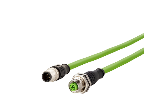 Metz Connect IndustrialEthernet Leitung D-kodiert, 10m, M12 142M4D12100