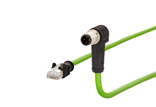 Metz Connect IndustrialEthernet Leitung D-kodiert, 15m, RJ45 142M4D59150
