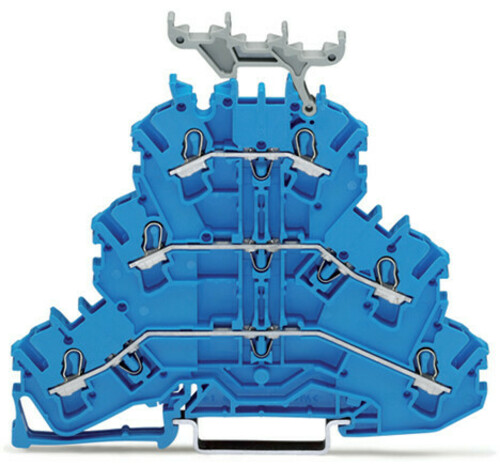 WAGO GmbH & Co. KG Dreistockklemme N/N/N,blau 2002-3234 WAGO GmbH & Co. KG Dreistockklemme N/N/N,blau 2002-3234