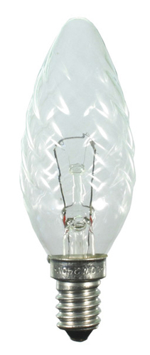 Scharnberger+Hasenbein Gedr.Kerzenlampe 35x97mm E14 230V 15W klar 40809