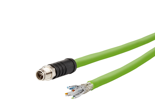 Metz Connect IndustrialEthernet Leitung X-kodiert, 5m, M12 142M7X10050