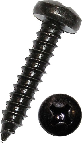 Dresselhaus Linsen-Blechschrauben C-H,Kreuzschl.,sw,zn 6040/051/51 3,5x9,5