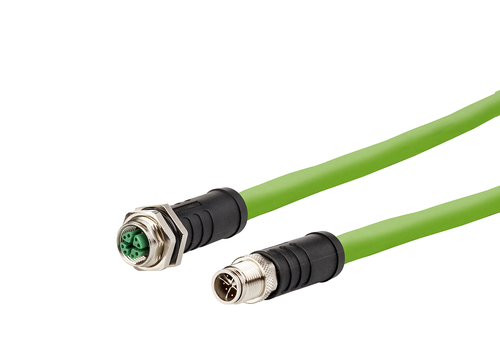 Metz Connect IndustrialEthernet Leitung X-kodiert, 5m, M12 142M7X12050