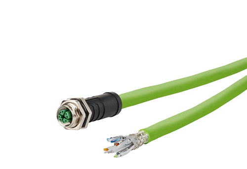 Metz Connect IndustrialEthernet Leitung X-kodiert, 2m, M12 142M7X20020