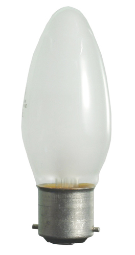 Scharnberger+Hasenbein Kerzenlampe 35x100mm B22d 230V 25W matt 40859