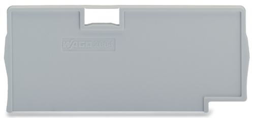 WAGO GmbH & Co. KG Trennplatte 2mm überstehend,grau 2004-1493