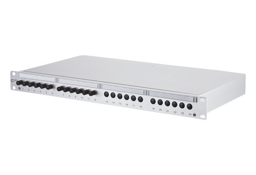 Metz Connect PF Patchfeld splice 12xST-Simplex 1502070112-E
