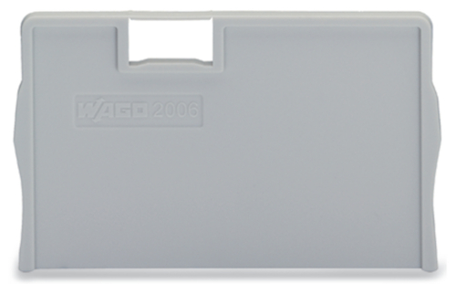 WAGO GmbH & Co. KG Trennplatte 2mm überstehend,grau 2006-1293