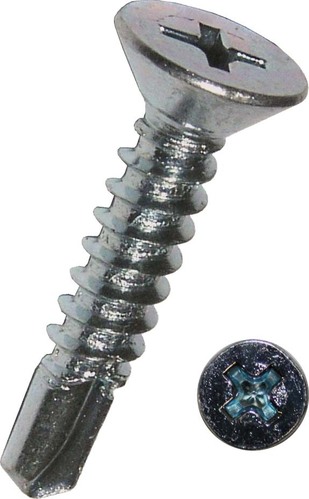 Dresselhaus Bohrschrauben mit Senkkopf Kreuzschlitz, zn 6064/001/52 6,3x45