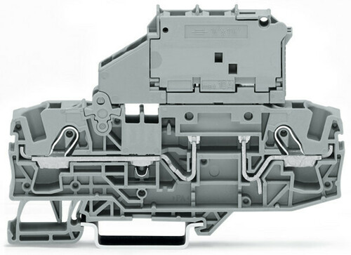 WAGO GmbH & Co. KG 2-Leiter-Sicherungsklemme Einsatz " x 1",grau 2006-1631