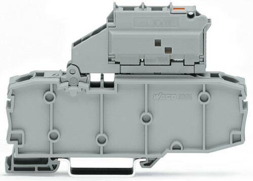 WAGO GmbH & Co. KG 2-Leiter-Sicherungsklemme Abschlussplatte,grau 2006-1631/1099-836