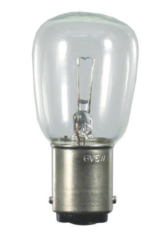 Scharnberger+Hasenbein Birnenlampe 26x57mm Ba15d 70-80V 10-15W 41115