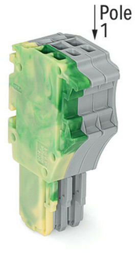 WAGO GmbH & Co. KG 1-Leiter-Federleiste 1,5 mm²,gn-ge/gr 2020-103/000-037