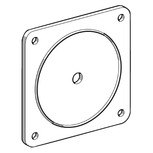 Schneider Electric IP 65-Dichtung f. 60x60mm Frontschild u. Schal KZ62