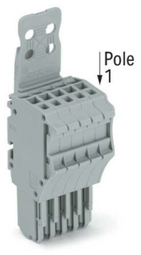 WAGO GmbH & Co. KG 1-Leiter-Federleiste CAGECLAMP,1,5mm²,gr 2020-105/143-000