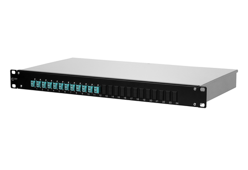 Metz Connect Patchfeld VIK 12xLC-Duplex OM3 schwarz 1502507712-B Metz Connect Patchfeld VIK 12xLC-Duplex OM3 schwarz 1502507712-B