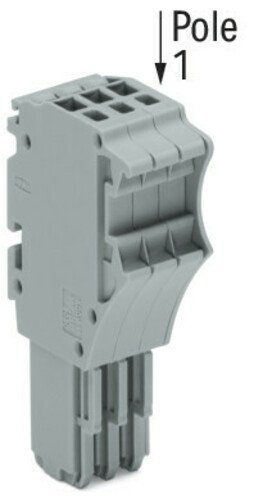 WAGO GmbH & Co. KG 1-Leiter-Federleiste CAGECLAMP,1,5mm²,gr 2020-113