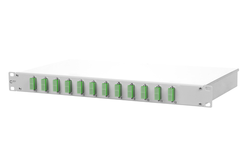 Metz Connect Patchfeld splice 12xSC-D APC OS2 150259F212-F