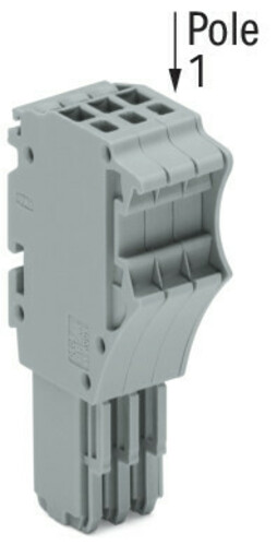 WAGO GmbH & Co. KG 1-Leiter-Federleiste CAGECLAMP,1,5mm²,gr 2020-114