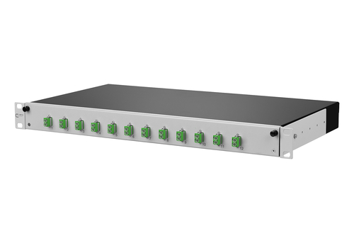 Metz Connect OpDAT slide Patchfeld VIK 12xLC-D APC OS2 1502607612-F