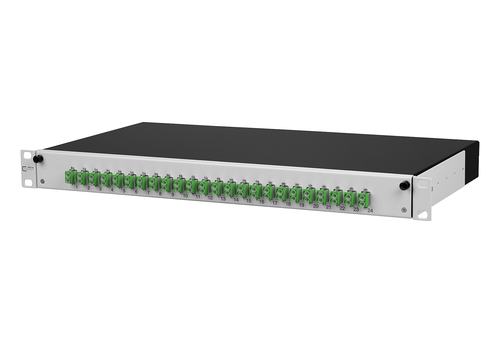 Metz Connect OpDAT slide Patchfeld VIK 24xLC-D APC OS2 1502607624-E