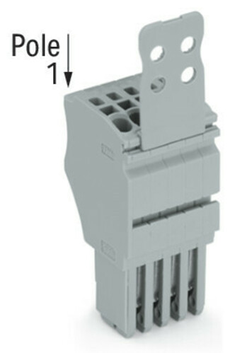 WAGO GmbH & Co. KG 1-Leiter-Federleiste CAGECLAMP,1,5mm²,gr 2020-115/135-000
