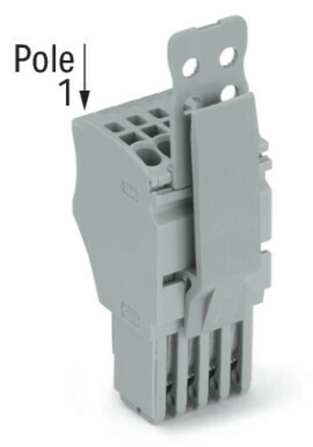 WAGO GmbH & Co. KG 1-Leiter-Federleiste CAGECLAMP,1,5mm²,gr 2020-115/145-000