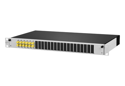 Metz Connect OpDAT slide Patchfeld 6xST-Duplex OM3 150265D106-E
