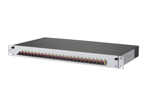 Metz Connect OpDAT slide Patchfeld 24xE2000-Simplex OM4 1502675G24-E