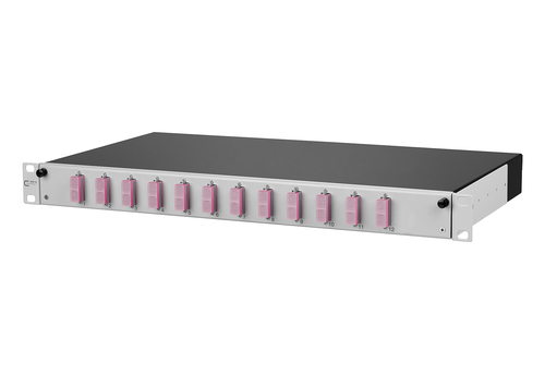 Metz Connect OpDAT slide Patchfeld 12xSC-D OM4 150267BB12-F