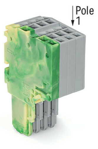 WAGO GmbH & Co. KG 2-Leiter-Federleiste 1,5mm²,gn-ge/gr 2020-204/000-037