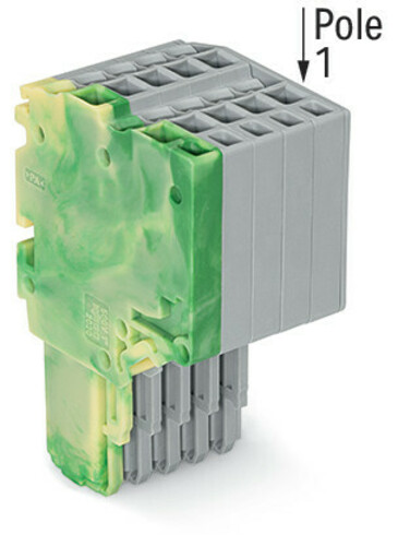 WAGO GmbH & Co. KG 2-Leiter-Federleiste 1,5mm²,gn-ge/gr 2020-205/000-037
