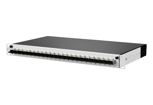 Metz Connect OpDAT slide Patchfeld 24xE2000-Duplex APC 1502695F24-E