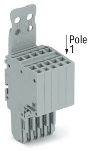 WAGO GmbH & Co. KG 2-Leiter-Federleiste CAGECLAMP,1,5mm²,gr 2020-205/143-000