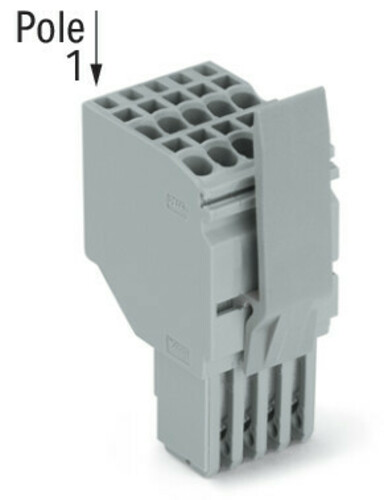 WAGO GmbH & Co. KG 2-Leiter-Federleiste CAGECLAMP,1,5mm²,gr 2020-212/125-000