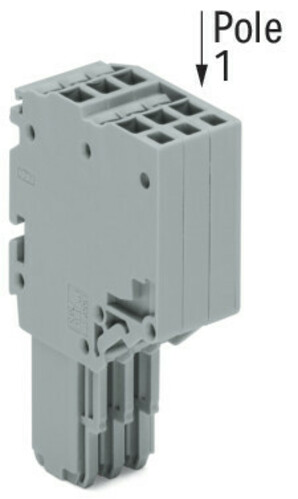 WAGO GmbH & Co. KG 2-Leiter-Federleiste CAGECLAMP,1,5mm²,gr 2020-214