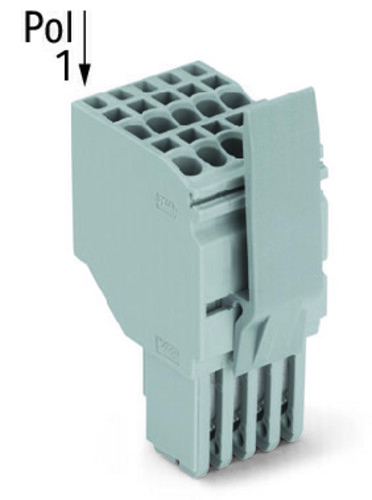 WAGO GmbH & Co. KG 2-Leiter-Federleiste CAGECLAMP,1,5mm²,gr 2020-215/125-000