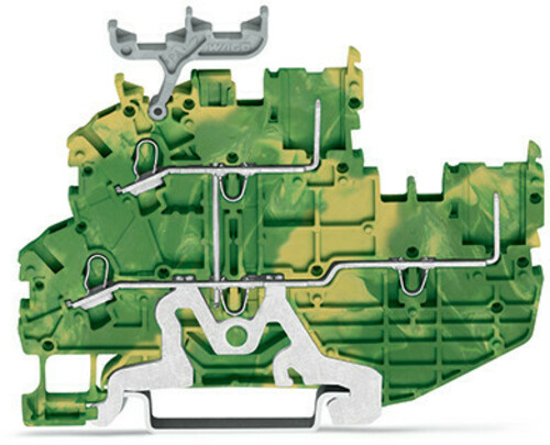 WAGO GmbH & Co. KG 2Leiter/2PinDoppelstockkl. grün-gelb 2020-2207