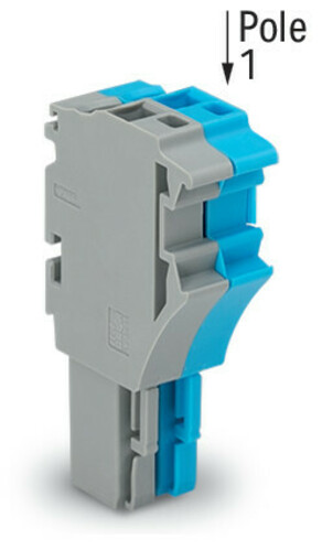 WAGO GmbH & Co. KG 1-Leiter-Federleiste 4 mm²,gr/bl/gn-ge 2022-102/000-038