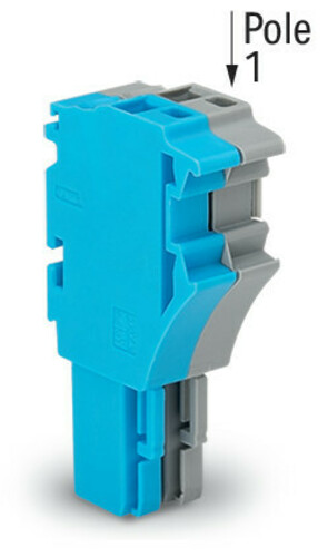 WAGO GmbH & Co. KG 1-Leiter-Federleiste 4 mm²,gn-ge/bl/gr 2022-102/000-039