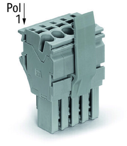 WAGO GmbH & Co. KG 1-Leiter-Federleiste CAGECLAMP,4mm²,gr 2022-103/123-000
