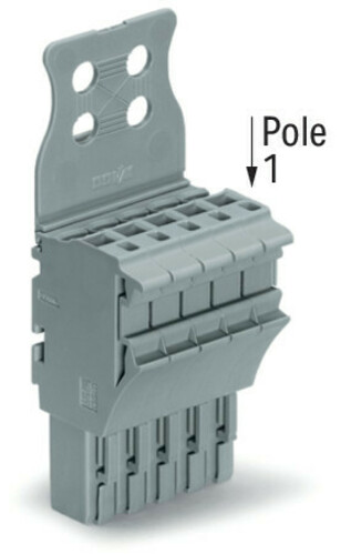 WAGO GmbH & Co. KG 1-Leiter-Federleiste CAGECLAMP,4mm²,gr 2022-105/144-000