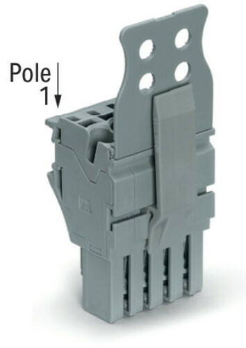 WAGO GmbH & Co. KG 1-Leiter-Federleiste CAGECLAMP,4mm²,gr 2022-107/145-000