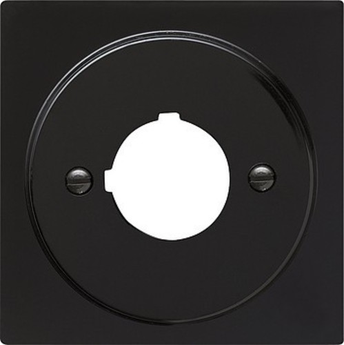 Gira Zentralplatte f.22,5 schwarz S-Color 027247