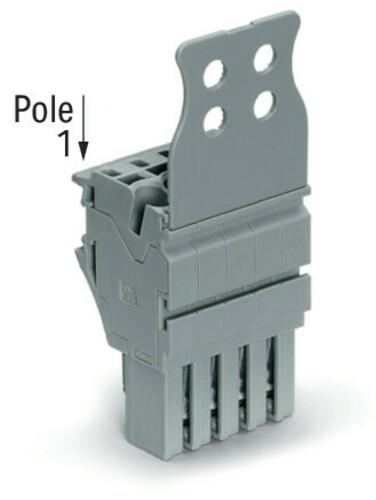 WAGO GmbH & Co. KG 1-Leiter-Federleiste CAGECLAMP,4mm²,gr 2022-108/135-000